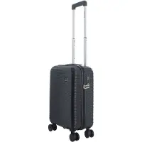 Saxoline Twist Harde Handbagagekoffer 54 cm – Zwart - Zwart / Small