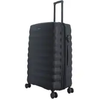 Saxoline - Flow | Harde koffer / Reiskoffer - 61L - Medium - Zwart - Zwart / Medium