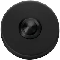 Oxloc Beldrukker Rond RVS zwart - 1219640