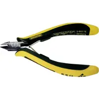 Bernstein EUROline-Conductive 3-653-15 ESD Zijkniptang Met facet 120 mm