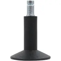 Hjh OFFICE 5x STAND 11mm/65mm Bodemgeleider - Bureaustoelwielen Zwart