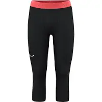Salewa - Cristallo Warm AMR 3/4 Tight - Merino-ondergoed 54 - XXL, zwart