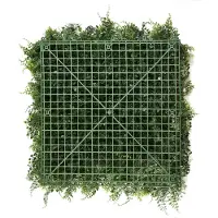 Hjh LIVING Plantmat / plantenwand / verticale tuin LEAFLUXE 2 50x50cm groen