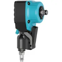 Hazet Twin Turbo handpalm slagmoersleutel 9012PTT · Losdraaimoment maximaal [Nm]: 550 Nm · 1/2 inch (12,5 mm) vierkant massief · L x B x H: 85 mm x 64 mm x 141 mm · Krachtig slagwerk met dubbele hamer
