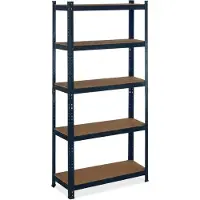 Relaxdays stellingkast 500 kg - staal - opbergstelling schuur - 180 cm - voorraadkast