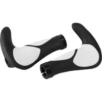 Ergotec Poignee Oslo Aksb-09.2 / 2 138/138 mm Gel Noir Blanc