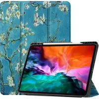 Mobigear Tri-Fold Bookcase voor Apple iPad Pro 12.9 (2021) - Amandelbloesem