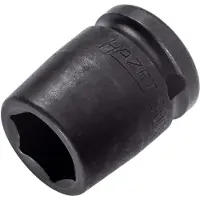 Hazet Krachtdopsleutel 900S-18 · 1/2 inch (12,5 mm) vierkant hol · Buiten-zeskant-tractieprofiel · SW 18 mm