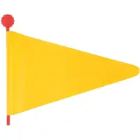 Bike Fashion Safety Flag Rood