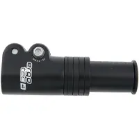 Ergotec Stuurpen verlenger Ahead 3 - 1-1/8 AL6061 T6 - zwart gezandstraald