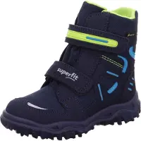 Superfit Snowboots 'Husky' blauw / neongroen