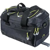 Basil Miles bagagedragertas MIK, 7L, black lime - 100% waterdicht - Polyester -
