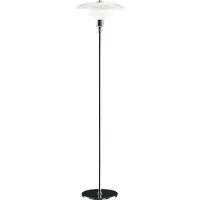 Louis Poulsen Vloerlamp PH 3 1/2-2 1/2 - voet hooggl. verchroomd