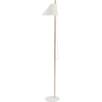 Louis Poulsen Yuh Vloerlamp Brass|White Marble Base
