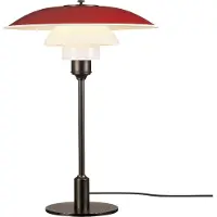 Louis Poulsen PH 3 1/2-2 1/2 tafellamp bruin/rood