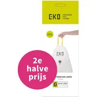 EKO - Afvalzakken 50-90 liter (G) - Wit - 1x10 stuks