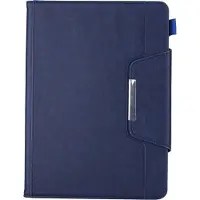 Mobigear Luxury Bookcase voor Apple iPad 8 (2020) - Blauw