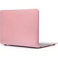 Mobigear Laptophoes geschikt voor Apple MacBook Air 11 Inch (2010-2016) Hoes Hardshell Laptopcover MacBook Case | Metallic - Roségoud - Model A1370 / A1465