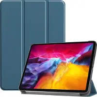 Mobigear Tablethoes geschikt voor Apple iPad Pro 11 Inch (2021) Hoes | Tri-Fold Bookcase - Groen
