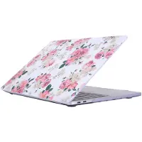 Mobigear Laptophoes geschikt voor Apple MacBook Pro 15 Inch (2016-2019) Hoes Hardshell Laptopcover MacBook Case | Flowers - Model 39 - Model A1707 / A1990