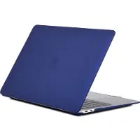 Mobigear Laptophoes geschikt voor Apple MacBook Air 13 Inch (2010-2019) Hoes Hardshell Laptopcover MacBook Case | Matte - Marineblauw - Model A1369 / A1466