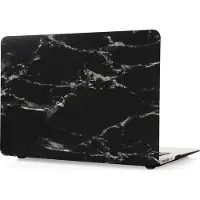 Mobigear Laptophoes geschikt voor Apple MacBook Pro 13 Inch (2016-2023) Hoes Hardshell Laptopcover MacBook Case | Marble - Zwart - Model