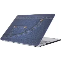 Mobigear Laptophoes geschikt voor Apple MacBook Pro 15 Inch (2016-2019) Hoes Hardshell Laptopcover MacBook Case | Denim - Model 4 - Model A1707 / A1990