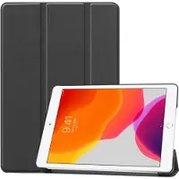 Mobigear Tri-Fold Bookcase voor Apple iPad 7 (2019) - Zwart