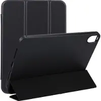 Mobigear Tablethoes geschikt voor Apple iPad Mini 6 (2021) Hoes | Tri-Fold Gel Bookcase - Zwart