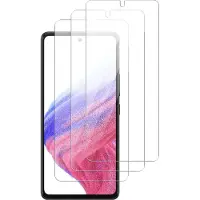 Mobigear Screenprotector geschikt voor Samsung Galaxy A53 Glazen | Premium Screenprotector - Case Friendly - Zwart (2-Pack)