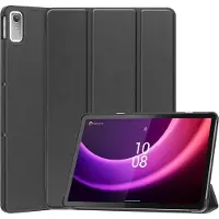 Mobigear Tablethoes geschikt voor Lenovo Tab P11 Gen 2 Hoes | Tri-Fold Bookcase - Zwart