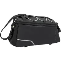 New Looxs Trunkbag Sports - Bagagedragertas - Fietstas voor Racktime Bagagedrager - Met Afneembare Schouderband - 13 liter - Zwart