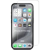 Mobigear Screenprotector geschikt voor Apple iPhone 16 Pro Max Glazen | Screenprotector - Case Friendly