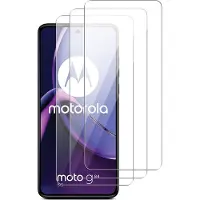 Mobigear Screenprotector geschikt voor Motorola Moto G84 | Screenprotector Folie - Case Friendly (3-Pack)