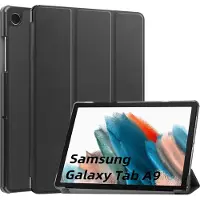 Mobigear Tablethoes geschikt voor Samsung Galaxy Tab A9 (2023) Hoes | Tri-Fold Bookcase - Zwart