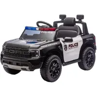 Eco toys Elektrische Politieauto - met Sirenes & Flitslampen - voor Kinderen - Kinderauto