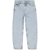 Tumble 'n dry mom jeans light blue denim Blauw Effen - maat 134