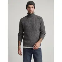R.D.D. ROYAL DENIM DIVISION Trui 'RDDPAUL' grijs gemêleerd