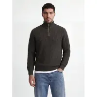 R.D.D. ROYAL DENIM DIVISION Trui 'RDDWalt' donkergroen