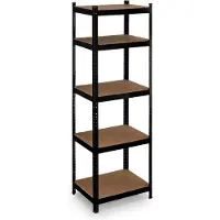 Relaxdays stellingkast 500 kg - staal - opbergrek voorraadkast - 180 x 60 cm - garage