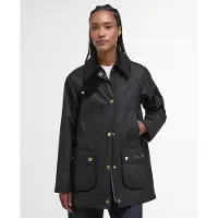 Barbour Dames Jas van gewaxt katoen Modern Beadnell Wax zwart (L), Casual LWX1402