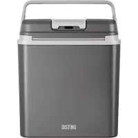 DistinQ Elektrische Koelbox voor Auto en Camping – Koelbox Elektrisch met Verwarmingsfunctie - 12v 230 Volt – 20L - Grijs