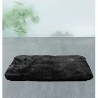 Spirella FINO Badmat Microvezel – Zachte Badmat Zwart – Vochtabsorberend – 50x80 cm