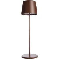 Deko-light Canis 346048 Tafellamp met accu LED 3.5 W Roest-bruin