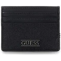GUESS kaarthouder Boston Card Holder Dark Black zwart