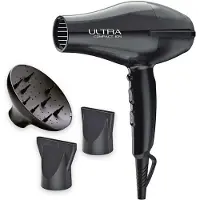 Ga.Ma Ultra Compact ION Hairdryer Black St Föhn - 1stuks