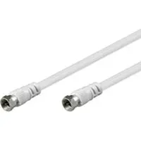 Nedis F connector kabel - - 5 meter (Wit)