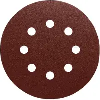 Klingspor PL 28 CK Schuurschijven - Ø 125 mm - Korrel 220 - 8 Gaten (GLS5) - Klittenband - Voor Hout, Lak en Plamuur - Set van 50 Stuks - 5907560042189