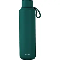 FLASKE Bottle 600ml - RVS Drinkfles van 600ML - Geschikt als waterfles, thermosfles en thermoskan - Moss