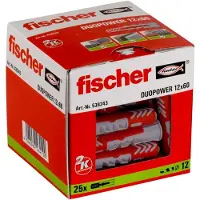 Fischer Duopower Plug 12X60 538243 - 25 Stuks
